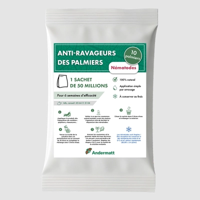 Nématodes pour gazon 50 M